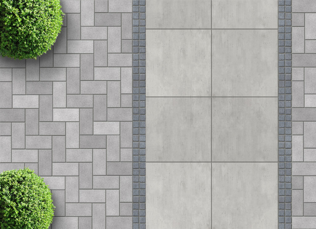Concept de Pavé-uni - Les Frères Verts