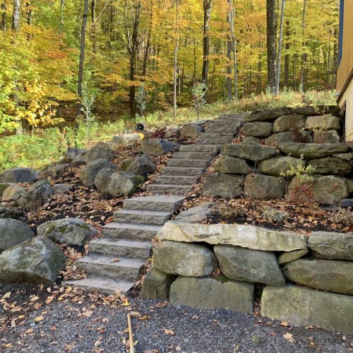 Marche en pavé à Bromont